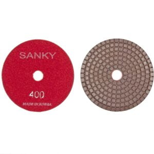 Гибкие полировальные круги Ф100 на основе меди 2.4Т  SANKY #400 для  гранита и  мрамора арт. 16-67