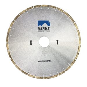 Диск алмазный отрезной 400D –  SANKY  стандарт  для мрамора корпус Бесшумный арт. 3-4