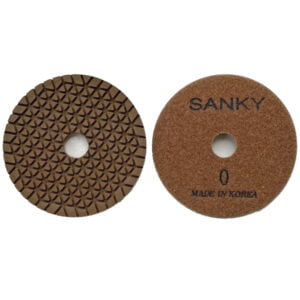 Гибкие полировальные круги Ф100 5-переходов SE 2.4Т SANKY #0 для  гранита и  мрамора арт. 16-110
