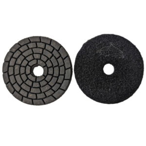 Гибкие полировальные круги Ф100 с металлом #30 для гранита и  мрамора арт. 16-600