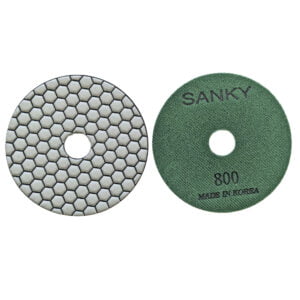 Гибкие полировальные круги Ф100  сухие 1.5Т  SANKY 1G #800 для  гранита и  мрамора арт. 16-80