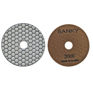 Гибкие полировальные круги Ф100  сухие 1.5Т  SANKY 1G #3000 для  гранита и  мрамора арт. 16-82
