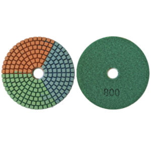 Гибкие полировальные круги Ф100 ЭКО 2.4Т 3 COLOR #800 для  гранита и  мрамора арт. 16-034